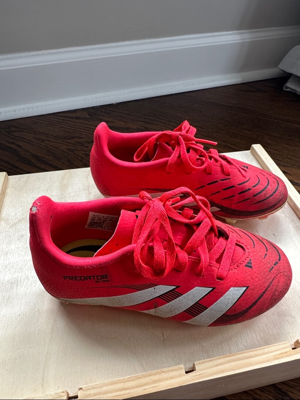 Kids Adidas Soccer Cleats: size US 12K